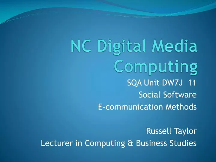 nc digital media computing