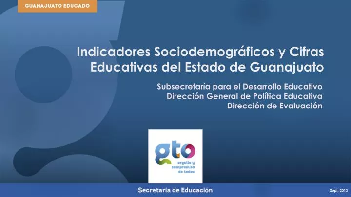 indicadores sociodemogr ficos y cifras educativas del estado de guanajuato