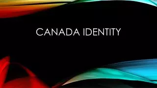 Canada Identity