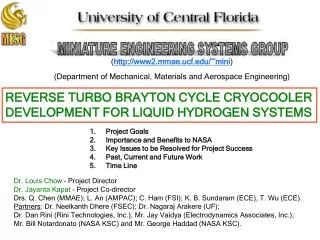 REVERSE TURBO BRAYTON CYCLE CRYOCOOLER DEVELOPMENT FOR LIQUID HYDROGEN SYSTEMS