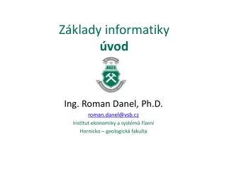 z klady informatiky vod