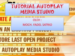 tutorial autoplay media studio