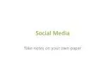 Social Media - slide 1