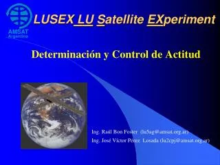 LUSEX LU S atellite EX periment