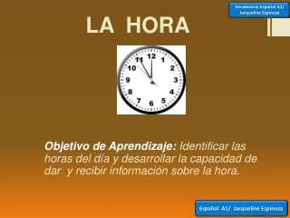 la hora
