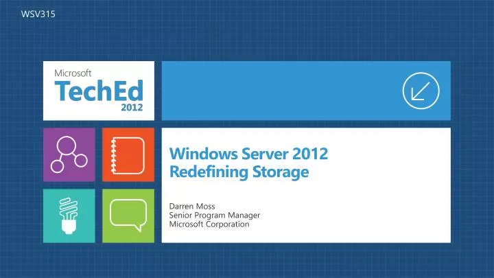 windows server 2012 redefining storage