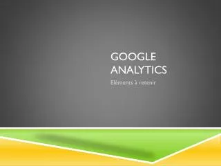google analytics