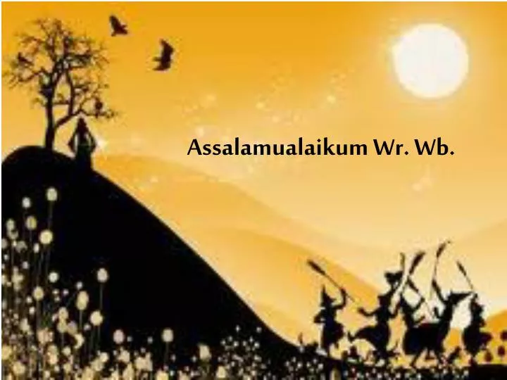 assalamualaikum wr wb