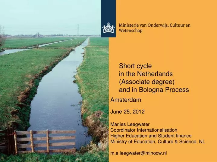short cycle in the netherlands associate degree and in bologna process
