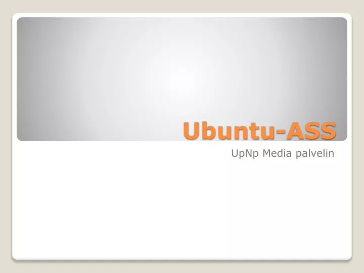 ubuntu ass