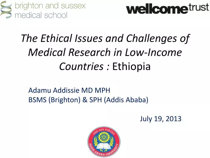 the ethical issues and challenges of medical research in low income countries ethiopia