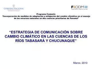 estrategia de comunicaci n sobre cambio clim tico en las cuencas de los r os tabasar y chucunaque