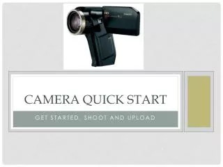 CAMERA QUICK START