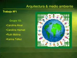 arquitectura medio ambiente