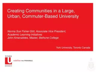 York University, Toronto Canada