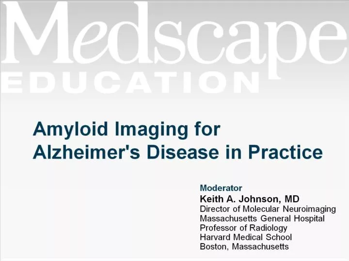 amyloid imaging for alzheimer s disease in practice