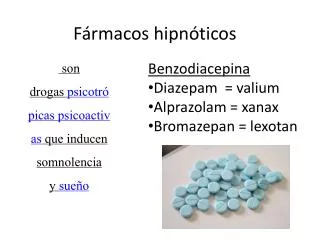 f rmacos hipn ticos