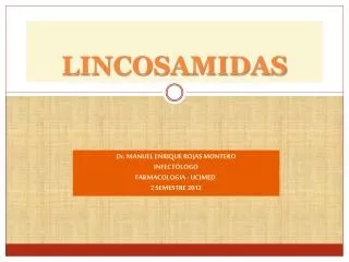 lincosamidas