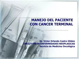 manejo del paciente con cancer terminal