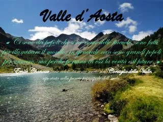 valle d aosta