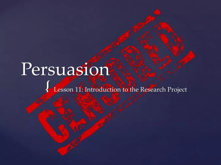 persuasion