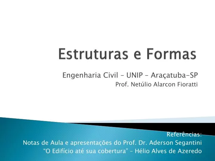 estruturas e formas