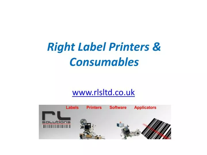 right label printers consumables