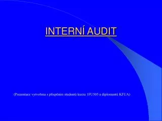 intern audit