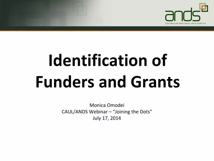 monica omodei caul ands webinar joining the dots july 17 2014