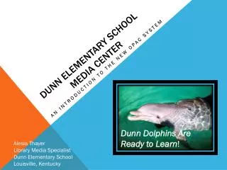 Dunn Elementary School Media Center