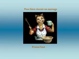 pour bien r ussir un mariage