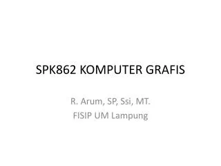 spk862 komputer grafis