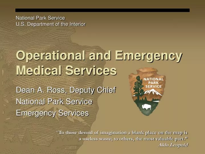 operational and emergency medical services