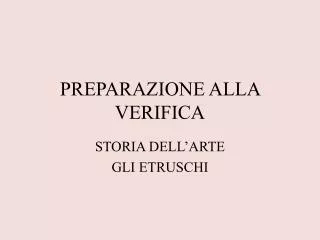 preparazione alla verifica