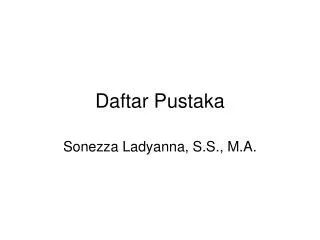 daftar pustaka