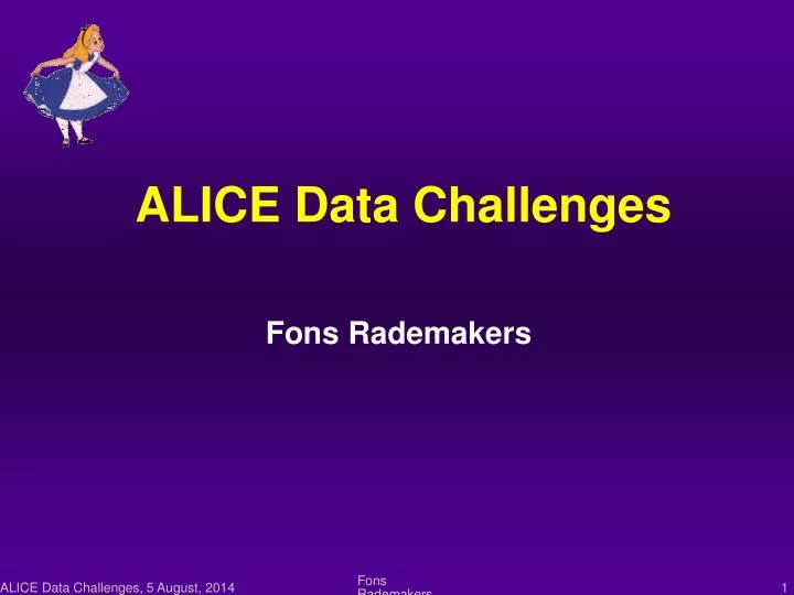 alice data challenges
