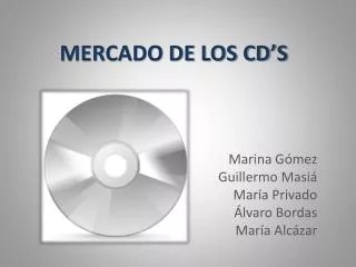 mercado de los cd s