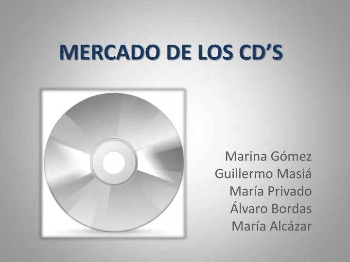 mercado de los cd s