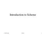 Comprehensive Overview of L2Scm Scheme Language - slide 1