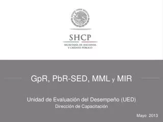 gpr pbr sed mml y mir