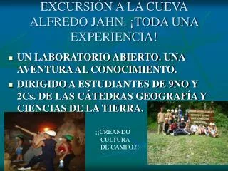 excursi n a la cueva alfredo jahn toda una experiencia