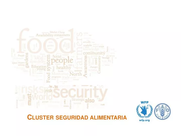 cluster seguridad alimentaria