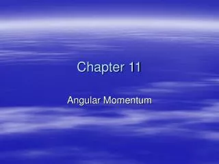 Chapter 11