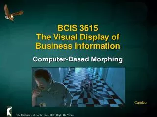 BCIS 3615 The Visual Display of Business Information