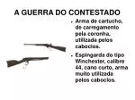A GUERRA DO CONTESTADO - slide 1