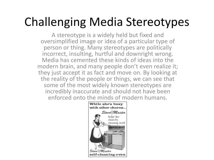 challenging media stereotypes
