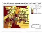 Analyzing Teen Birth Rates and Prenatal Care in Bernalillo County: 2001-2005 Overview - slide 1