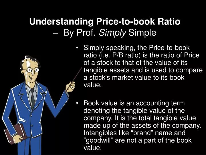 understanding price to book ratio by prof simply simple