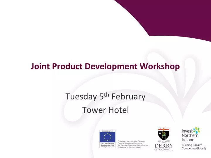 joint product development workshop