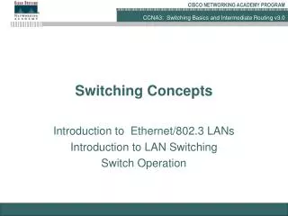 Switching Concepts